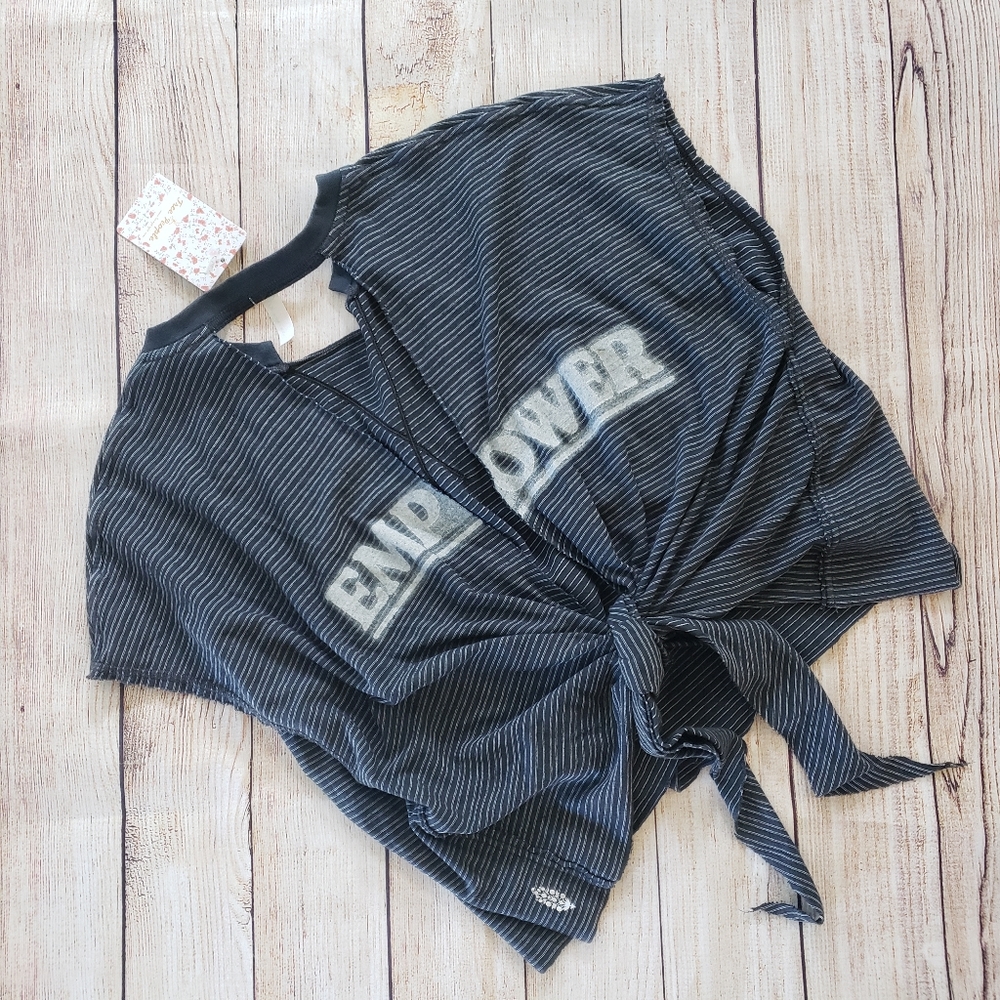 Free People Break up Graphic Tee NWT